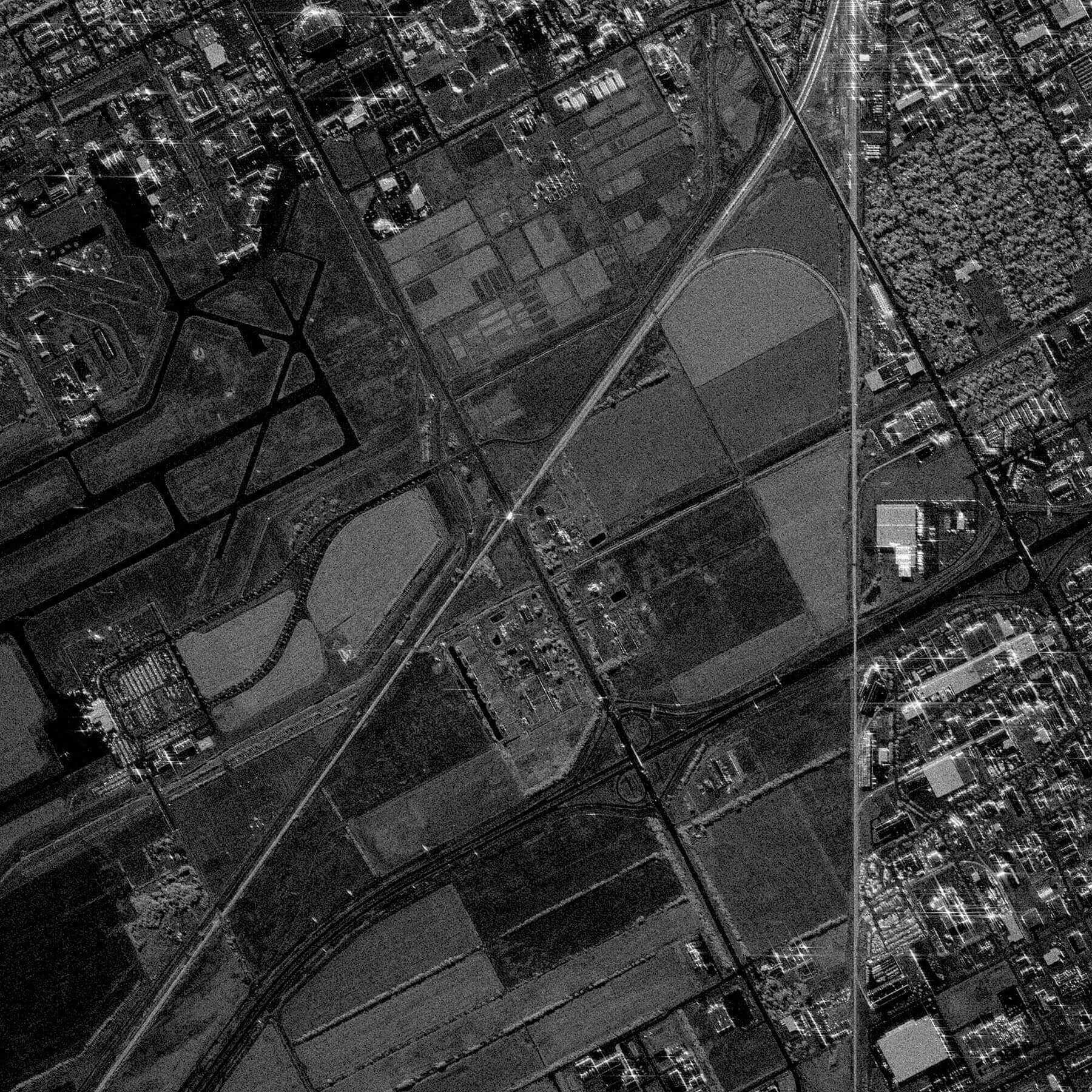 Airport and runways, X-band SAR