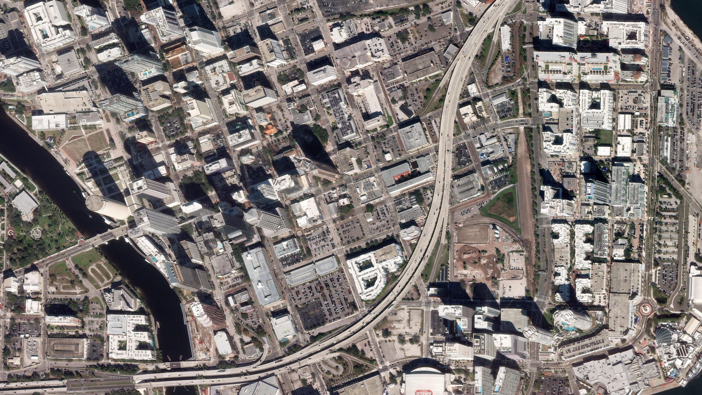 A city centre from WorldView-3